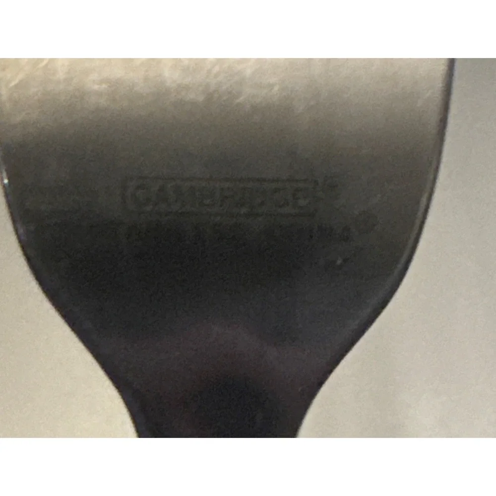 Cambridge Deer Hunting Pattern Satin Stainless Flatware 5 Piece Set Fork Spoon